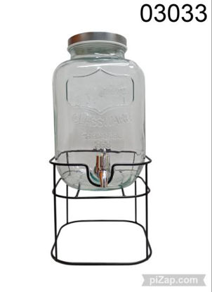 Imagen de FRASCO DISPENSER CON BASE METALICA 4LT 4.26